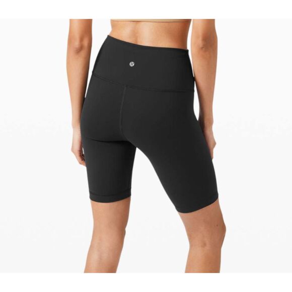 Women Lululemon Wunder Train High Rise Short 8" Black Size 2 - Picture 1 of 9